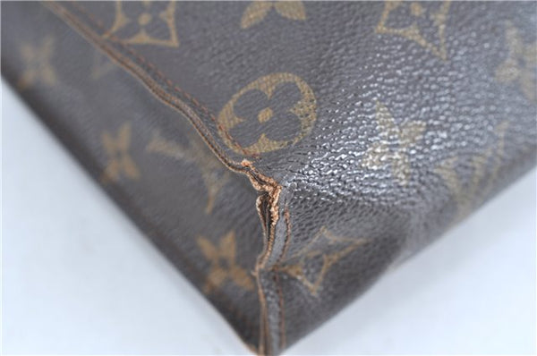 Auth Louis Vuitton Monogram Poche Toilette 26 Cosmetics Pouch Old Model LV H9664