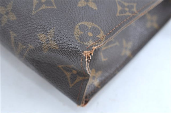 Auth Louis Vuitton Monogram Poche Toilette 26 Cosmetics Pouch Old Model LV H9664