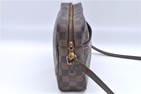 Authentic Louis Vuitton Damier Trocadero 27 Shoulder Cross Bag N48085 LV H9667