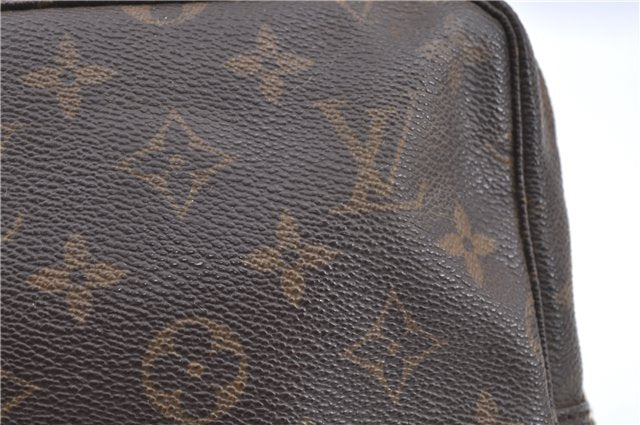 Auth Louis Vuitton Monogram Trousse Toilette 23 Clutch Hand Bag M47524 LV H9670