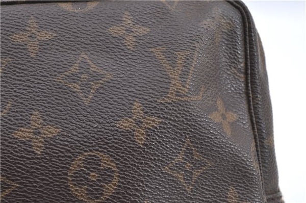 Auth Louis Vuitton Monogram Trousse Toilette 23 Clutch Hand Bag M47524 LV H9670