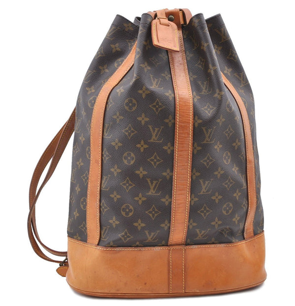 Authentic Louis Vuitton Monogram Randonnee GM Shoulder Bag M42244 LV H9671