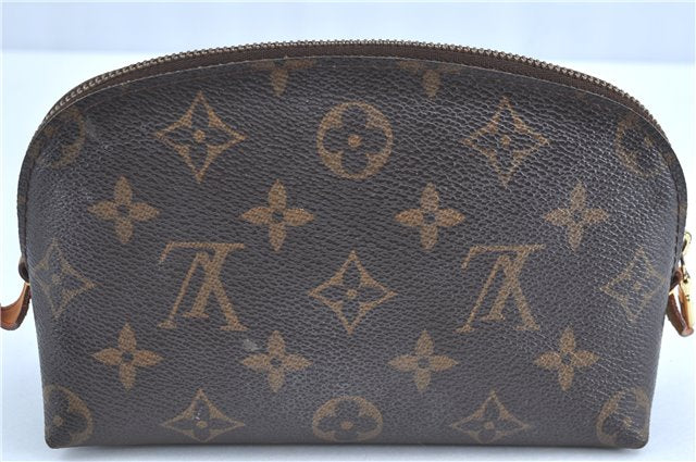 Authentic Louis Vuitton Monogram Pochette Cosmetic Pouch M47515 LV H9680