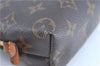 Authentic Louis Vuitton Monogram Pochette Cosmetic Pouch M47515 LV H9680