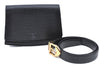 Authentic Louis Vuitton Epi Tilsitt Waist Body Bag Black M52602 LV H9682