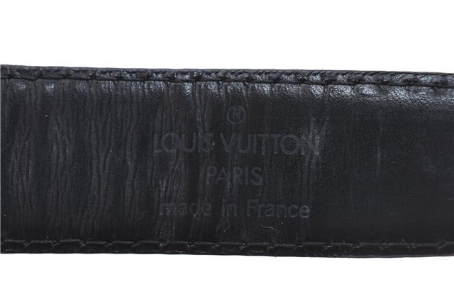 Authentic Louis Vuitton Epi Tilsitt Waist Body Bag Black M52602 LV H9682