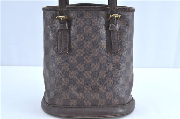 Authentic Louis Vuitton Damier Marais Bucket Shoulder Bag N42240 LV H9683