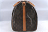 Auth Louis Vuitton Monogram Keepall Bandouliere 55 Boston Bag M41414 LV H9687