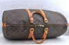 Auth Louis Vuitton Monogram Keepall Bandouliere 55 Boston Bag M41414 LV H9687