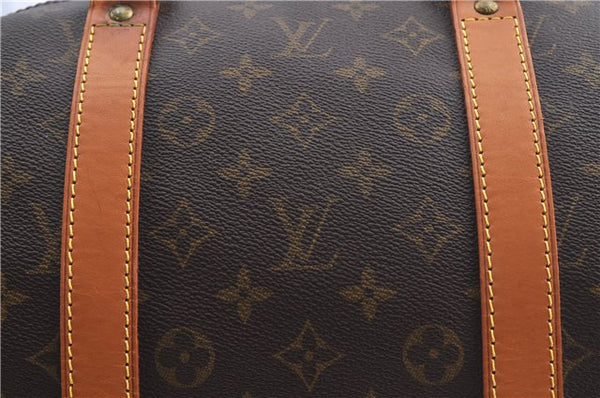 Auth Louis Vuitton Monogram Keepall Bandouliere 55 Boston Bag M41414 LV H9687