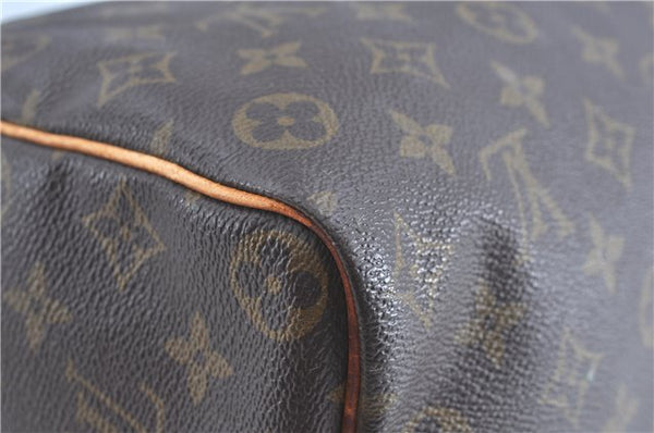 Authentic Louis Vuitton Monogram Speedy 35 Hand Bag M41524 LV H9689