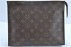 Auth Louis Vuitton Monogram Poche Toilette 26 Cosmetics Pouch M47542 LV H9693