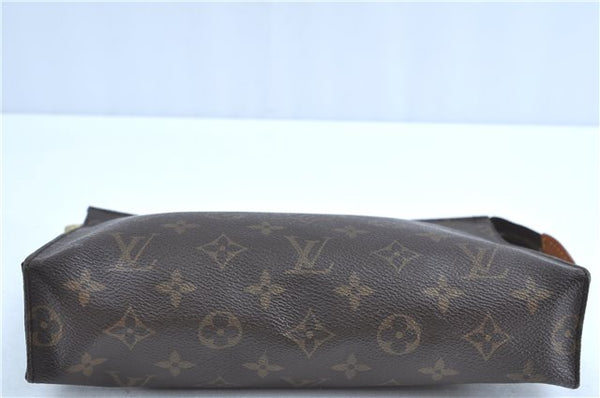 Auth Louis Vuitton Monogram Poche Toilette 26 Cosmetics Pouch M47542 LV H9693