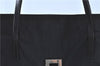 Authentic FENDI Zucca Shoulder Tote Bag Nylon Leather Black H9694