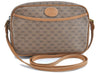 Authentic GUCCI Micro GG PVC Leather Shoulder Cross Body Bag Brown H9697