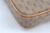 Authentic GUCCI Micro GG PVC Leather Shoulder Cross Body Bag Brown H9697