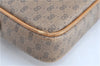 Authentic GUCCI Micro GG PVC Leather Shoulder Cross Body Bag Brown H9697