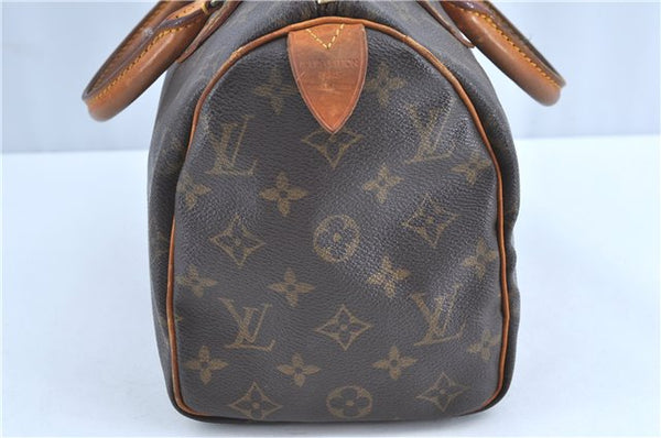 Authentic Louis Vuitton Monogram Speedy 25 Hand Bag M41528 LV H9701