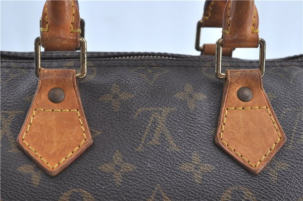 Authentic Louis Vuitton Monogram Speedy 25 Hand Bag M41528 LV H9701