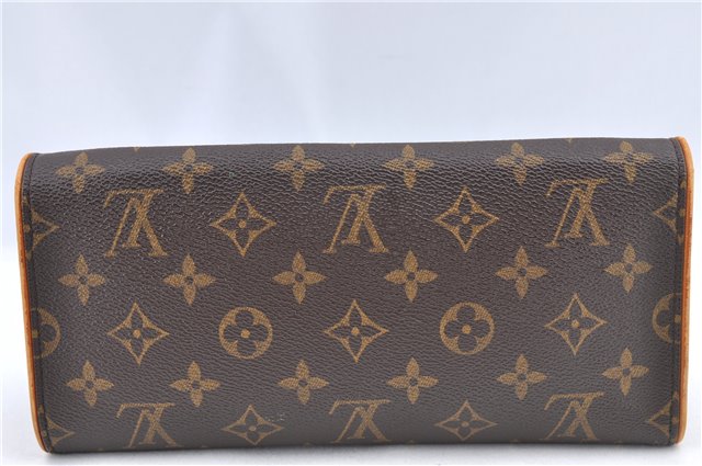 Authentic Louis Vuitton Monogram Pochette Twin GM Shoulder Bag M51852 LV H9707