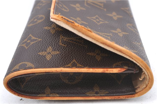 Authentic Louis Vuitton Monogram Pochette Twin GM Shoulder Bag M51852 LV H9707