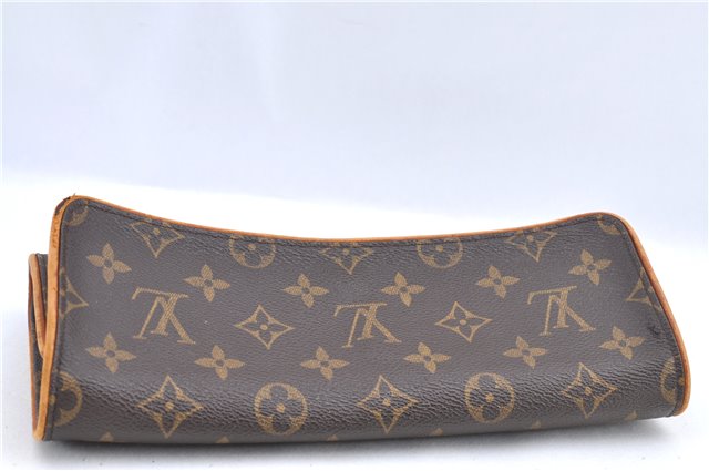 Authentic Louis Vuitton Monogram Pochette Twin GM Shoulder Bag M51852 LV H9707