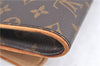 Authentic Louis Vuitton Monogram Pochette Twin GM Shoulder Bag M51852 LV H9707