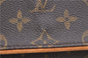 Authentic Louis Vuitton Monogram Pochette Twin GM Shoulder Bag M51852 LV H9707