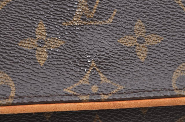 Authentic Louis Vuitton Monogram Pochette Twin GM Shoulder Bag M51852 LV H9707