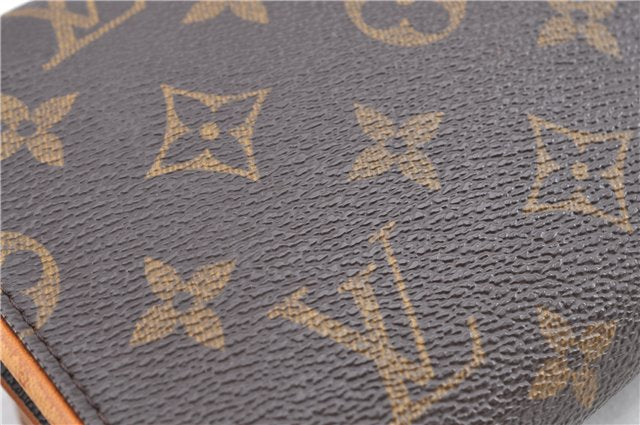 Authentic Louis Vuitton Monogram Pochette Twin GM Shoulder Bag M51852 LV H9707