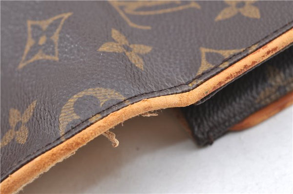 Authentic Louis Vuitton Monogram Pochette Twin GM Shoulder Bag M51852 LV H9707