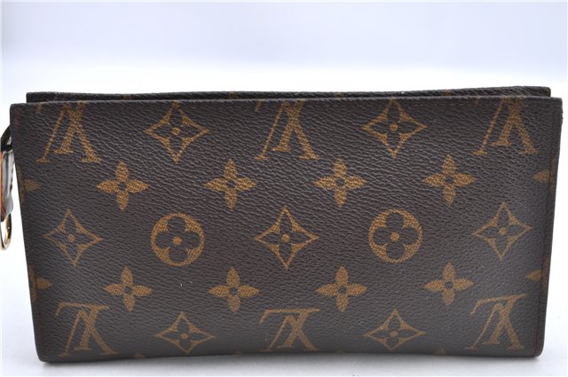 Authentic Louis Vuitton Monogram Pouch For Bucket GM LV Junk H9711