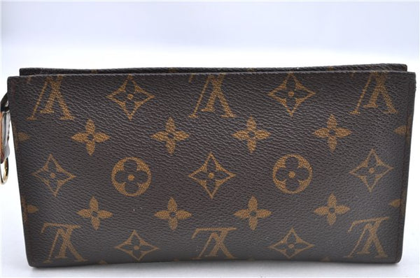 Authentic Louis Vuitton Monogram Pouch For Bucket GM LV Junk H9711