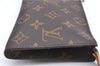 Authentic Louis Vuitton Monogram Pouch For Bucket GM LV Junk H9711