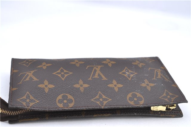 Authentic Louis Vuitton Monogram Pouch For Bucket GM LV Junk H9711