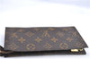 Authentic Louis Vuitton Monogram Pouch For Bucket GM LV Junk H9711