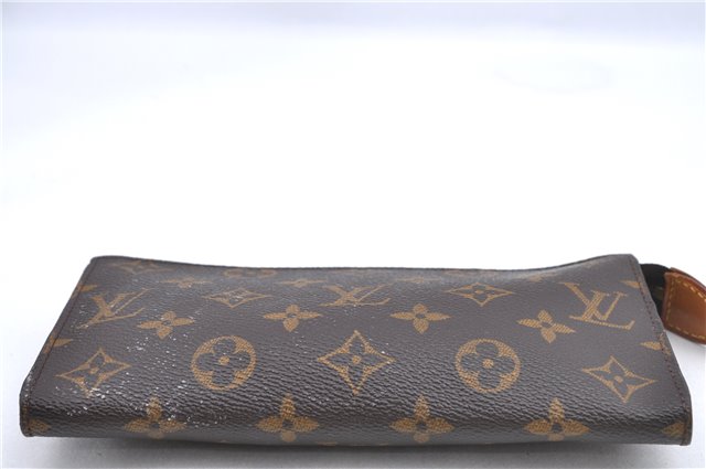 Authentic Louis Vuitton Monogram Pouch For Bucket GM LV Junk H9711