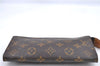 Authentic Louis Vuitton Monogram Pouch For Bucket GM LV Junk H9711