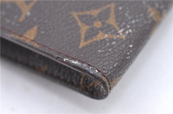 Authentic Louis Vuitton Monogram Pouch For Bucket GM LV Junk H9711