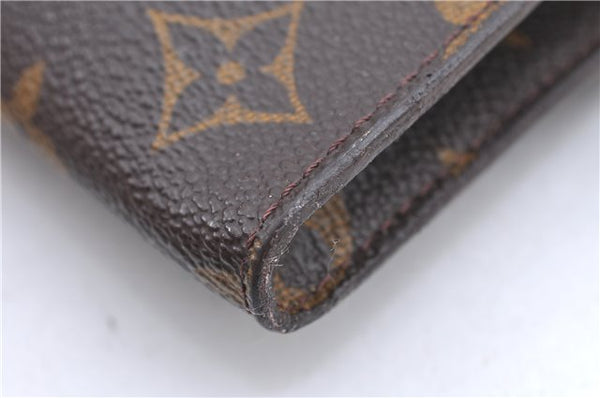 Authentic Louis Vuitton Monogram Pouch For Bucket GM LV Junk H9711