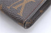 Authentic Louis Vuitton Monogram Pouch For Bucket GM LV Junk H9711