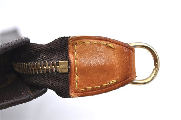 Authentic Louis Vuitton Monogram Pouch For Bucket GM LV Junk H9711