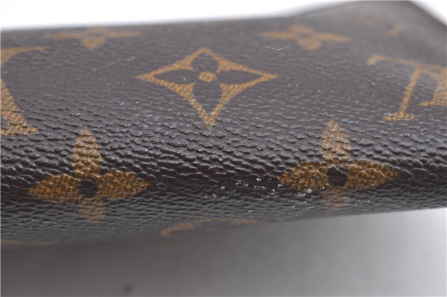 Authentic Louis Vuitton Monogram Pouch For Bucket GM LV Junk H9711
