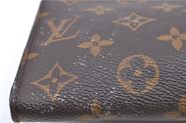 Authentic Louis Vuitton Monogram Pouch For Bucket GM LV Junk H9711