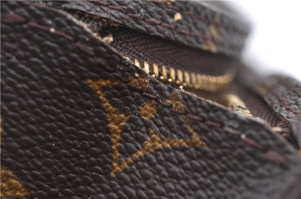Authentic Louis Vuitton Monogram Pouch For Bucket GM LV Junk H9711