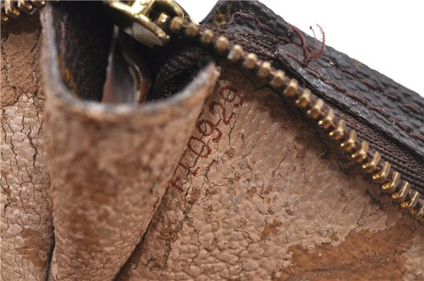 Authentic Louis Vuitton Monogram Pouch For Bucket GM LV Junk H9711