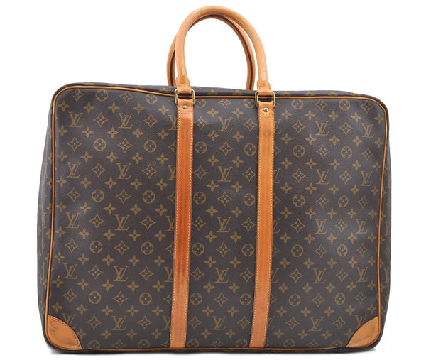 Authentic Louis Vuitton Monogram Sirius 55 Travel Hand Bag M41404 LV H9714