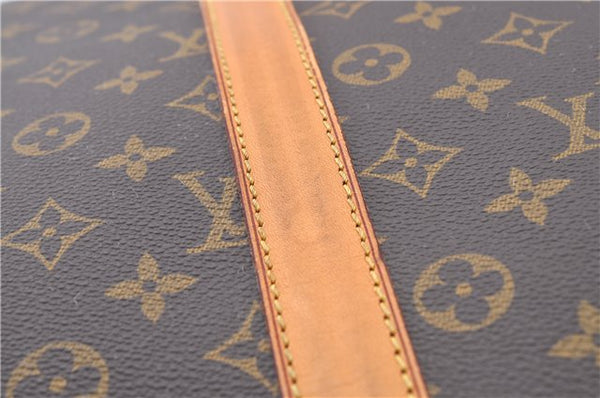 Authentic Louis Vuitton Monogram Sirius 55 Travel Hand Bag M41404 LV H9714