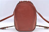 Authentic Louis Vuitton Epi Mabillon Backpack Brown M52233 LV H9717