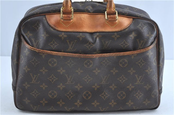 Authentic Louis Vuitton Monogram Deauville Hand Bag M47270 LV H9719